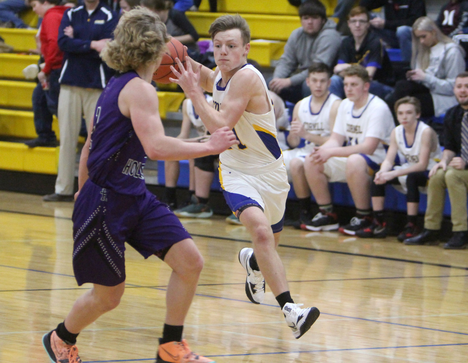 Lake Holcombe at Cornell boys basketball 1-14-22
